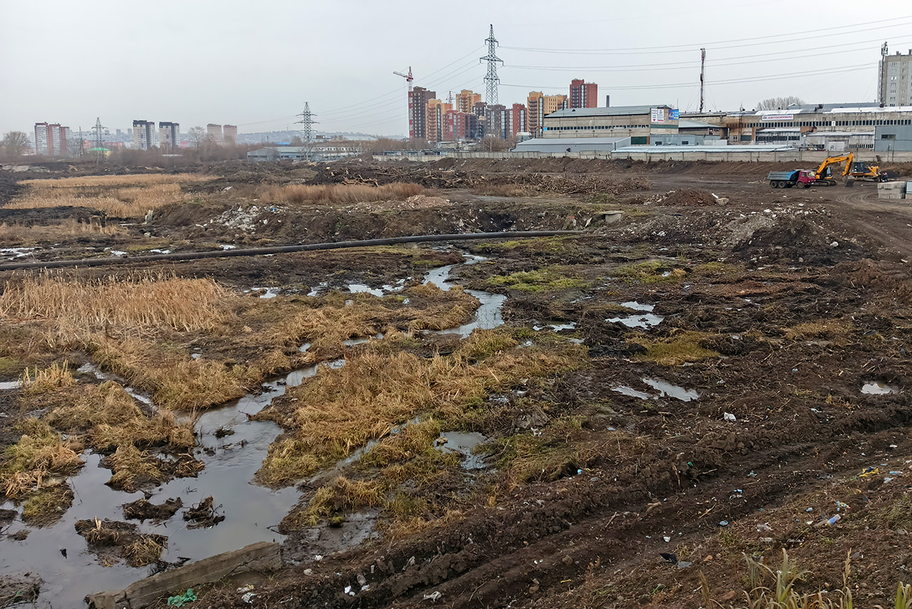 Ручей Серебряный на месте электродепо