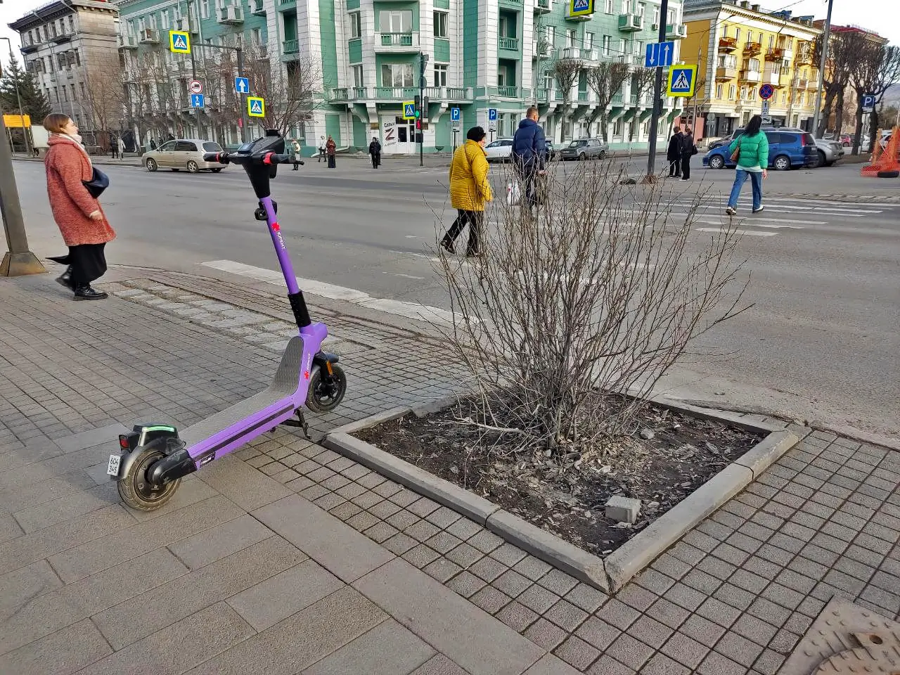 Самокаты на улицах