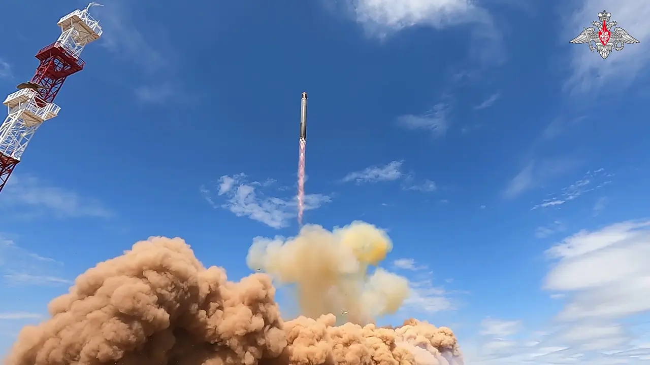 Ракета "Сармат", успешный запуск