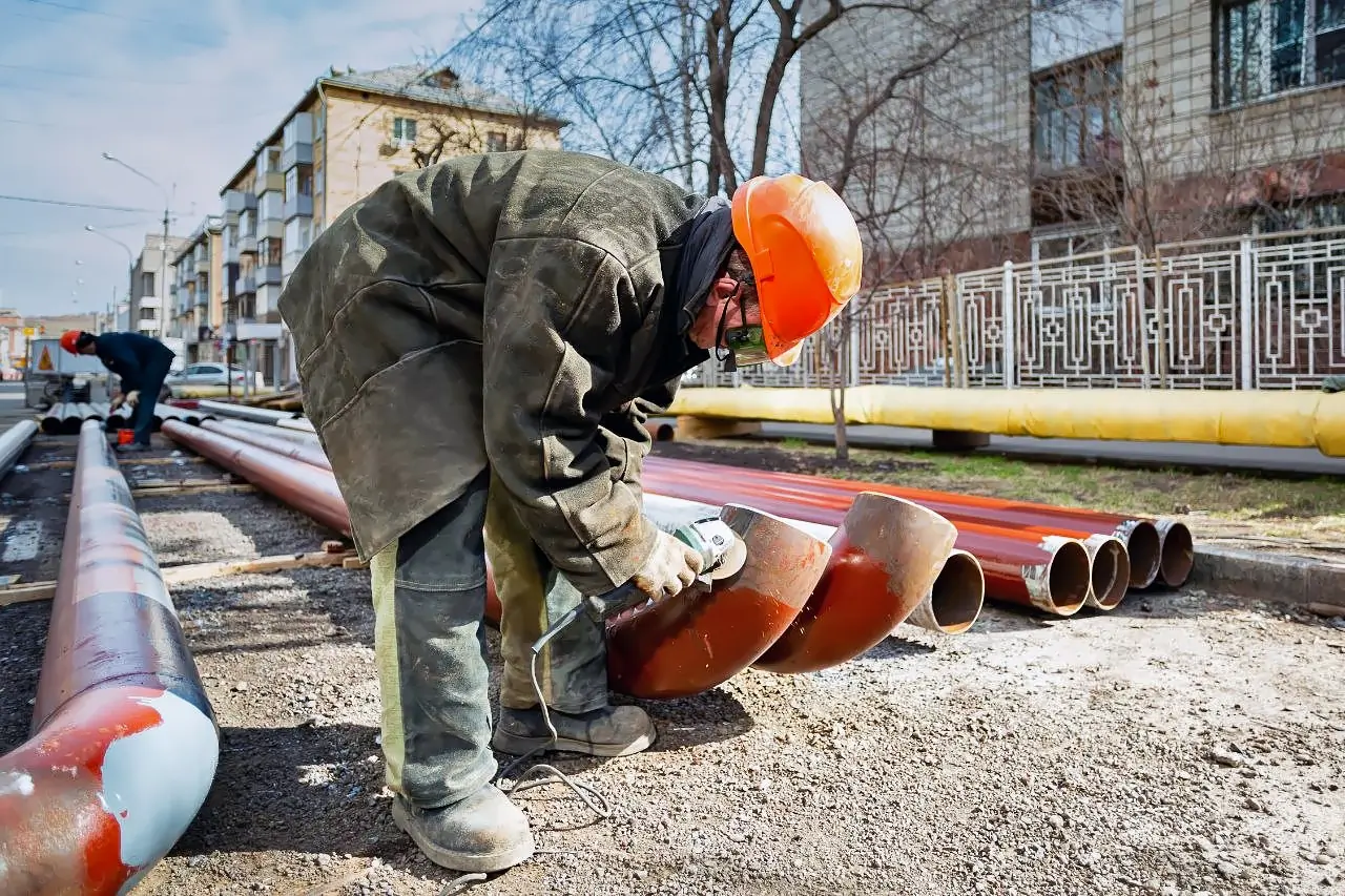 Модернизация теплотрассы в Красноярске - зачистка