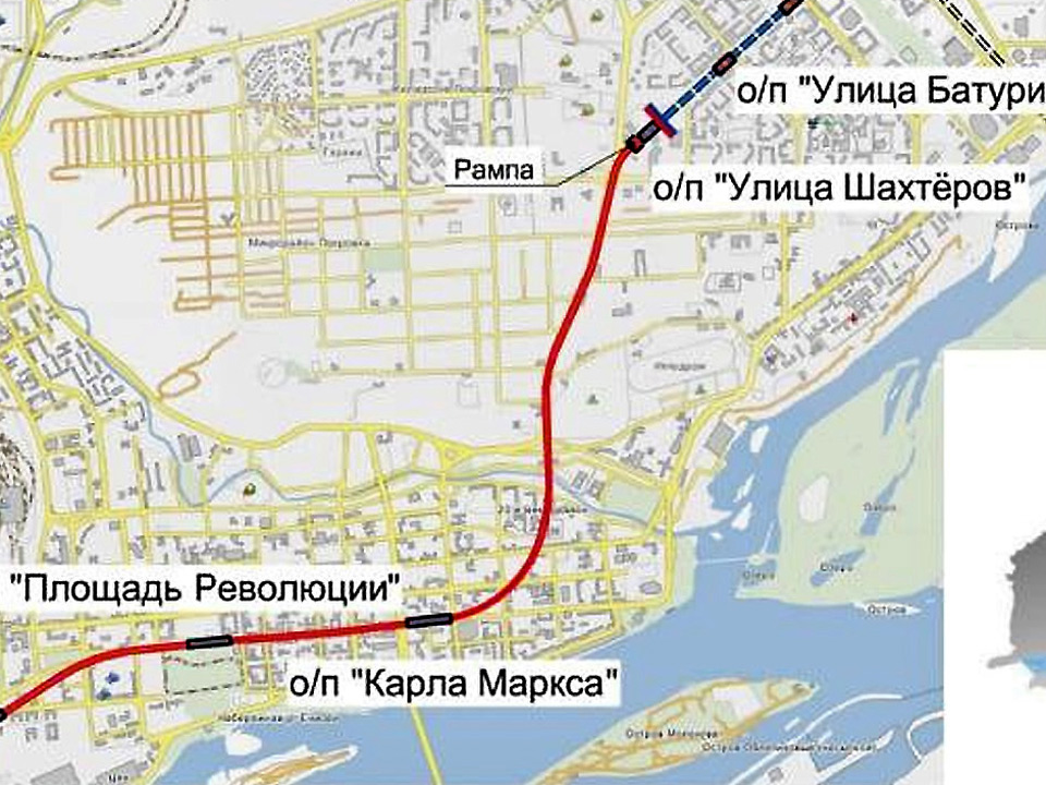Первая линия метро Красноярск