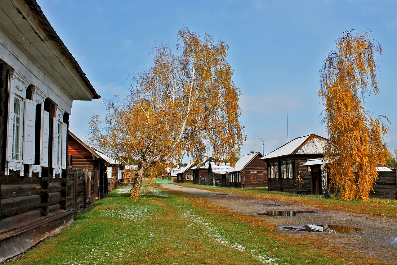 Музей Шушенского, осень и красота