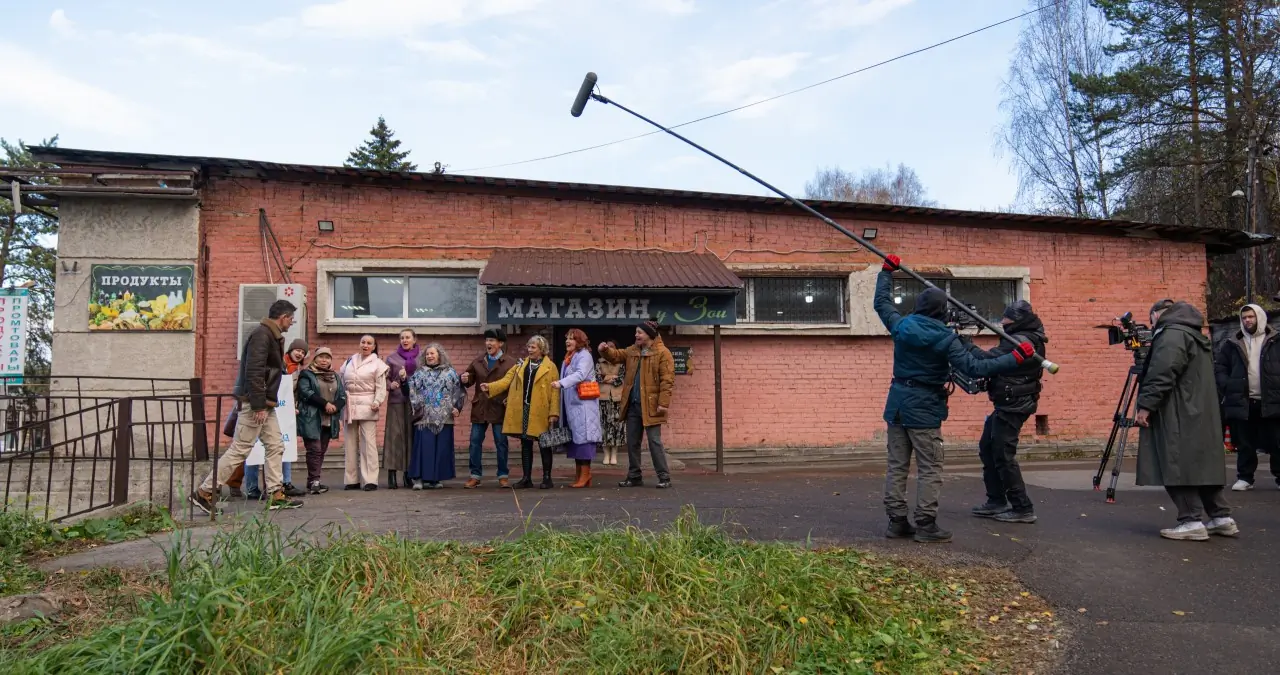 Съемки сериала "Ронин"