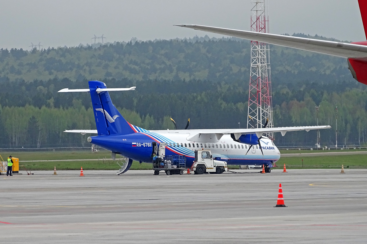 ATR Красавиа в аэропорту Красноярск