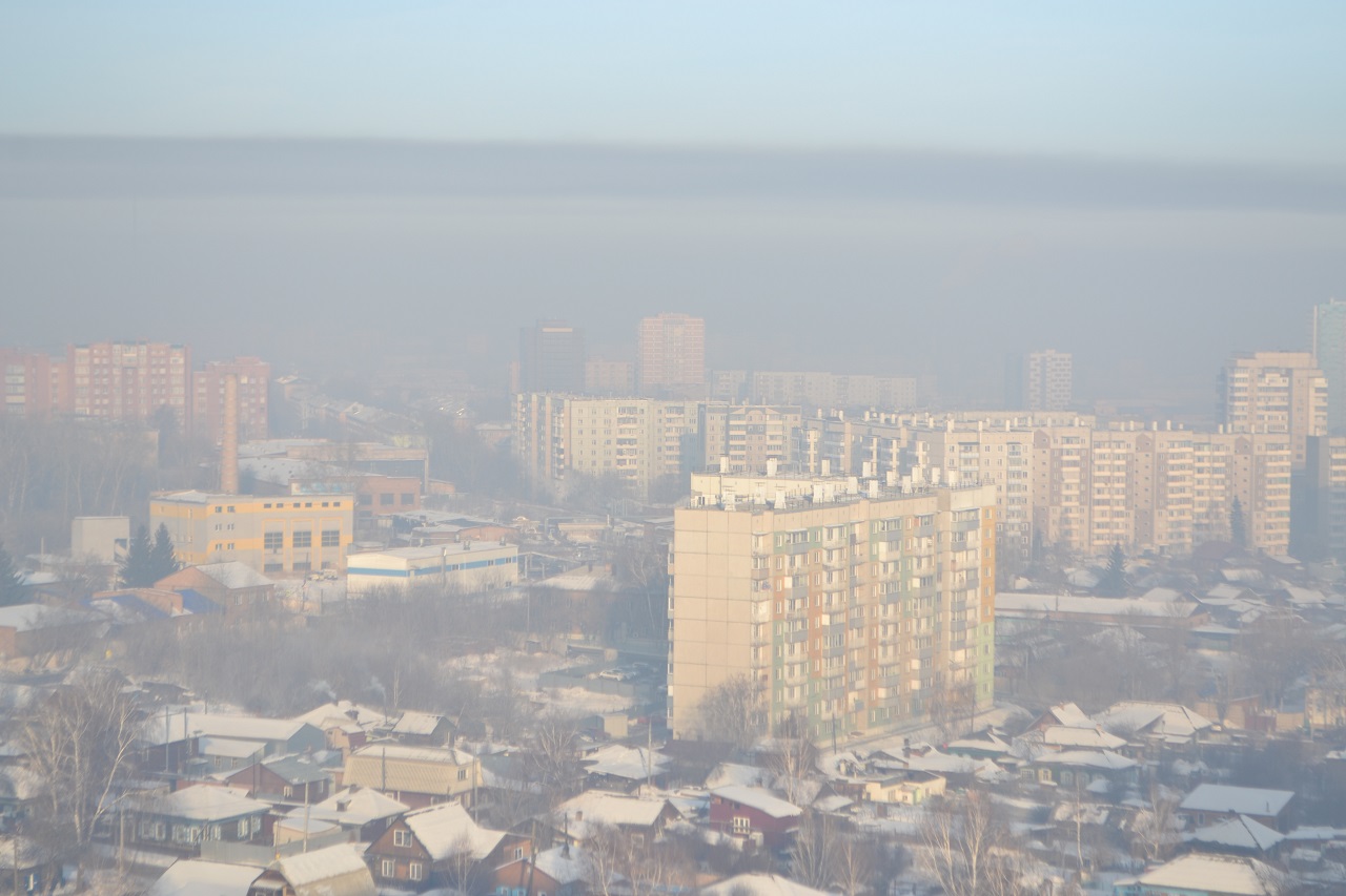 cмог над красноярском зимой в николаевке