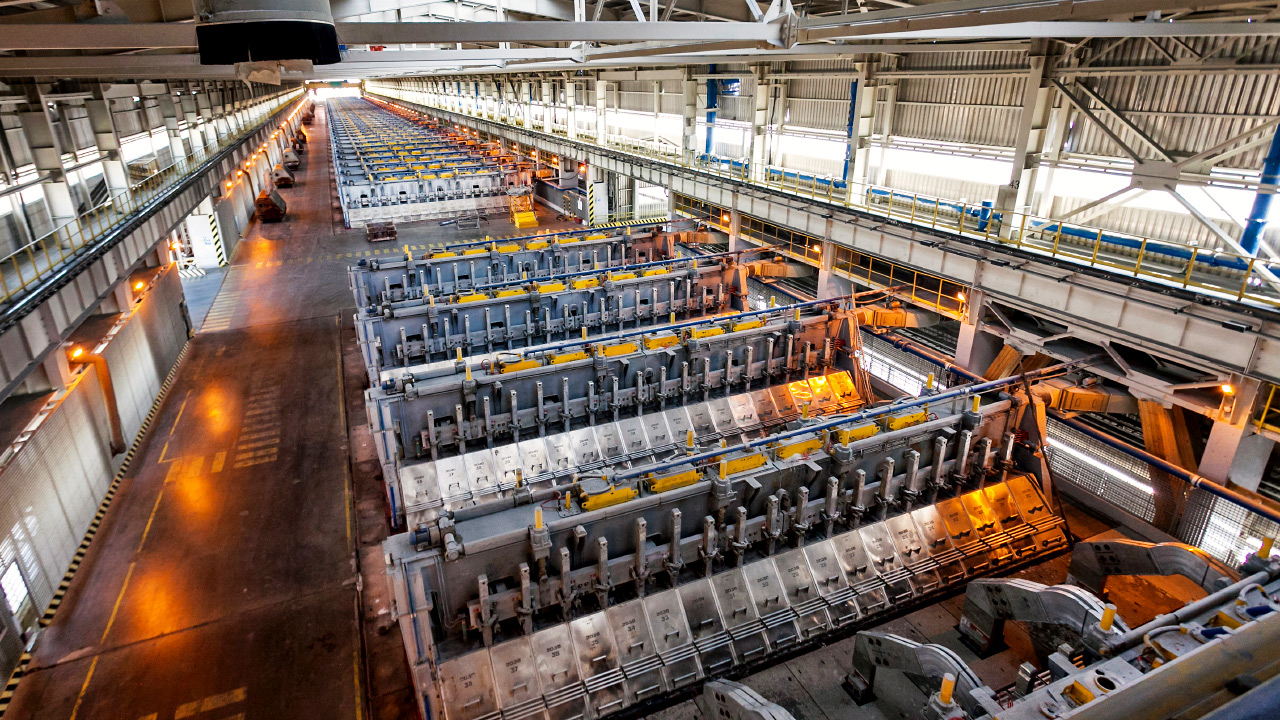 Новые электроризеры РА-350 на Богучанском алюминиевом заводе