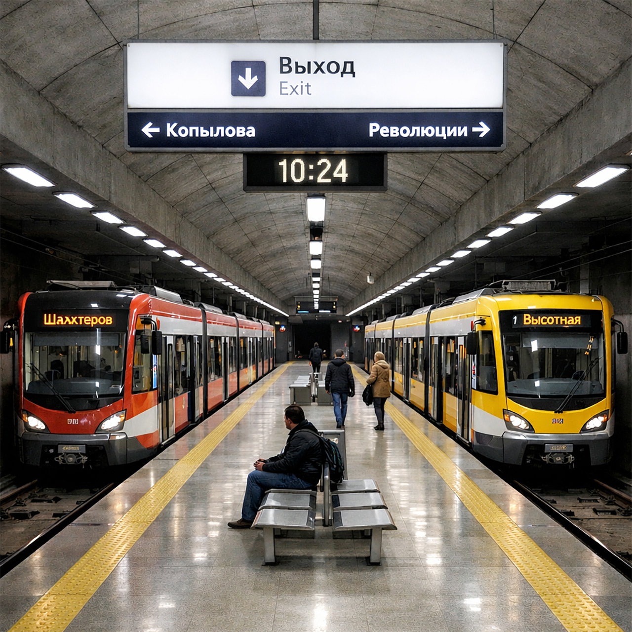 Генерация изображения станции Красноярского метро