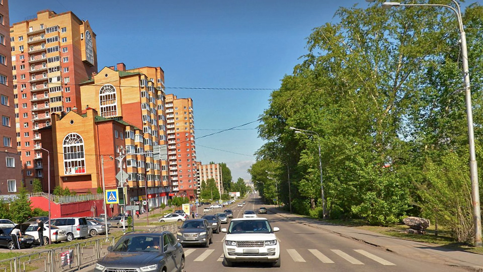Улица Стасовой в Красноярске