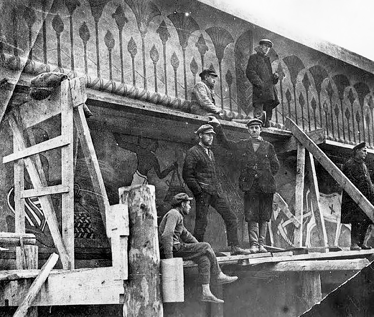 Стройка Красноярского краеведческого музея