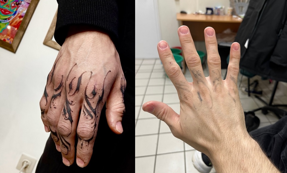 Красноярец пожаловался на исчезнувшую спустя неделю татуировку