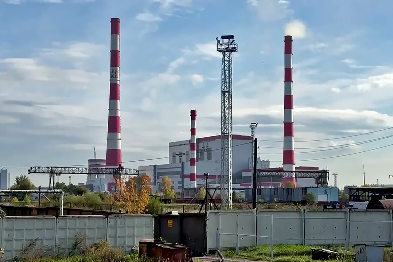 Красноярская ТЭЦ-3 уже красная