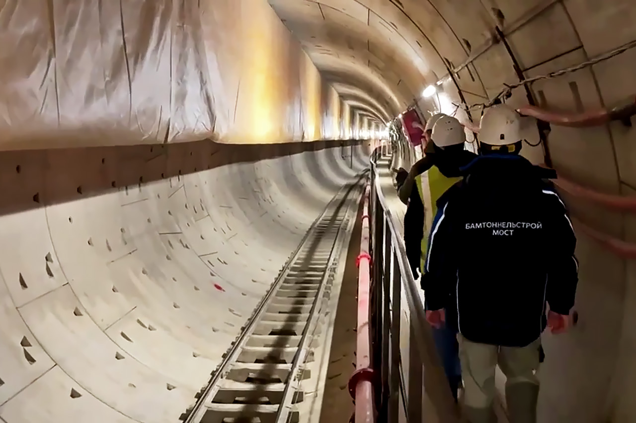 Тонель Красноярского мтеро