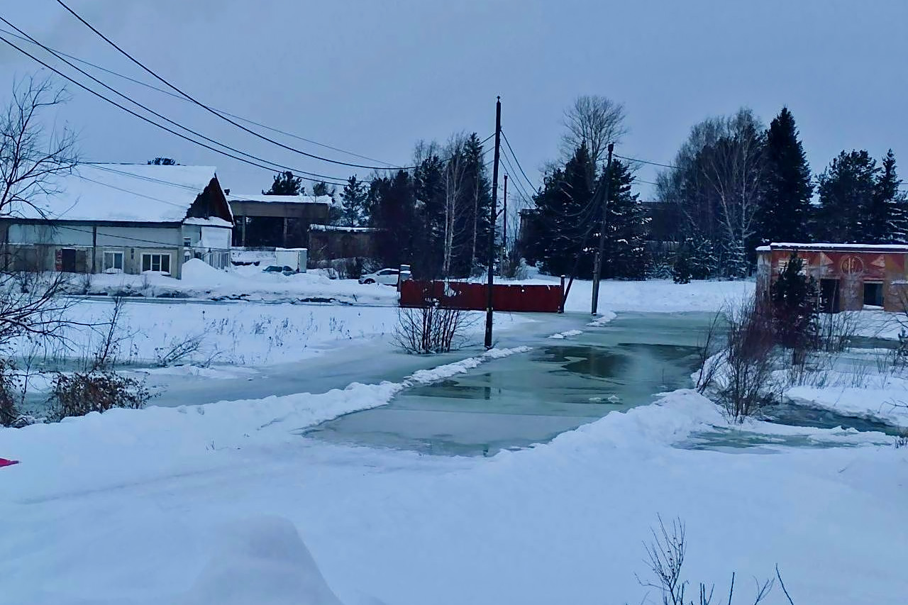 Дорога в Енисейске