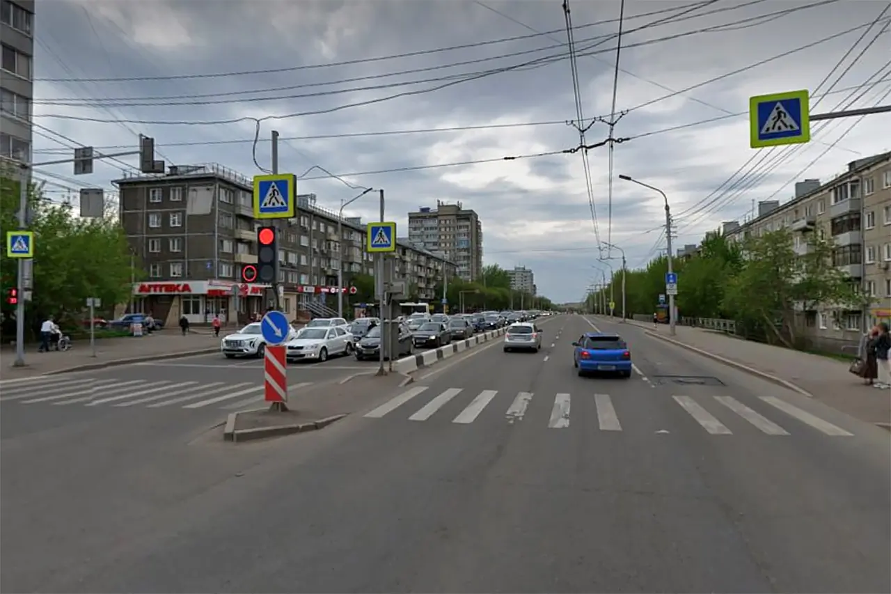 Улица Тотмина в Красноярске