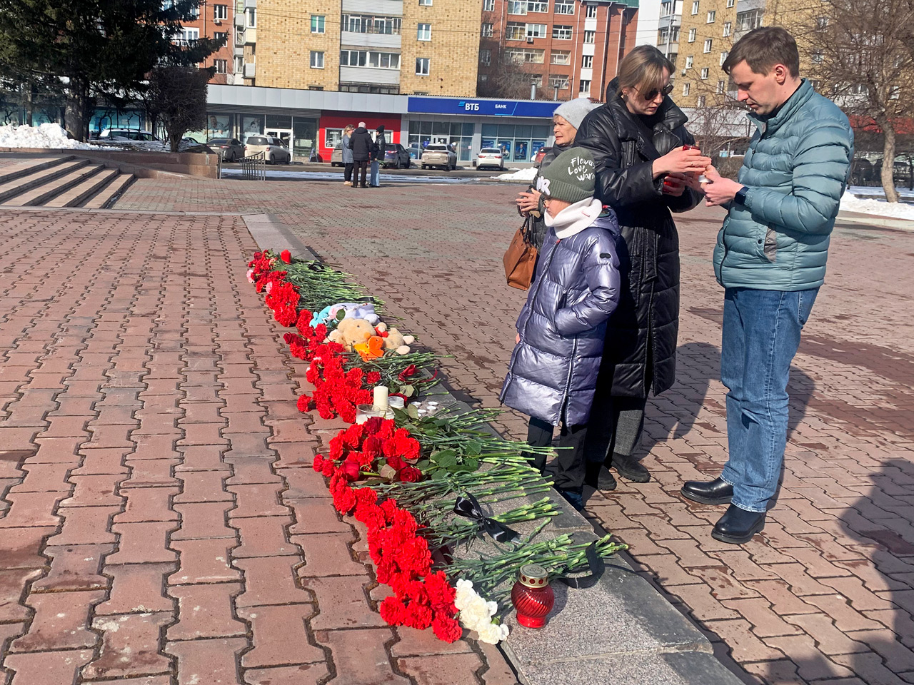 Мемориал организовали в Красноярске в память о жертвах теракта