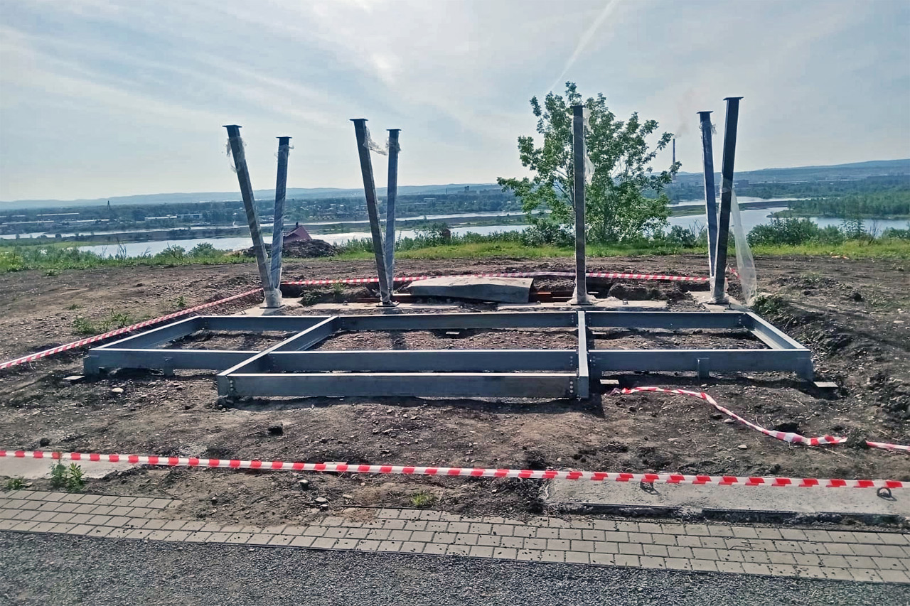 Строительство смотровой площадки на пр. Ульяновский