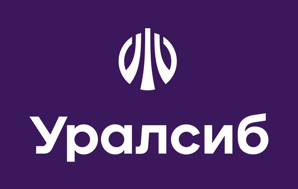 Банк Уралсиб логотип пурпурный