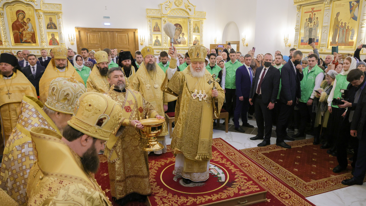 В Норильске новый храм освятил Патриарх Кирилл