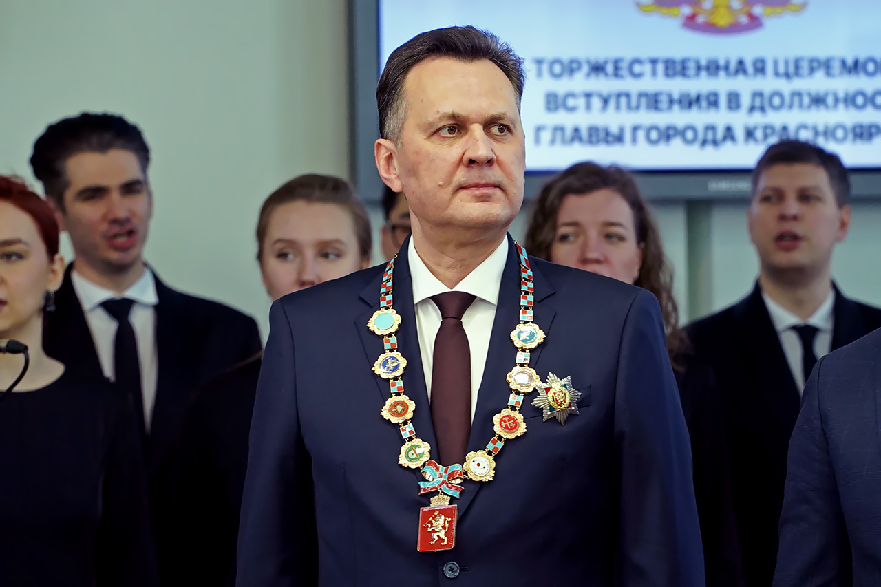 Сергей Верещагин, портрет после церемонии вступления в должность