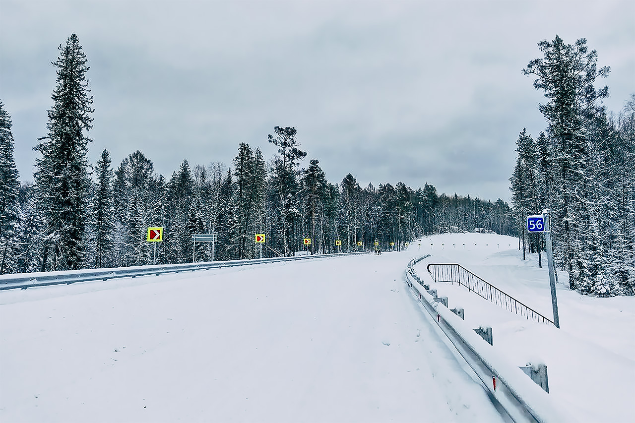 Дорога Енисейск - Высокогорский