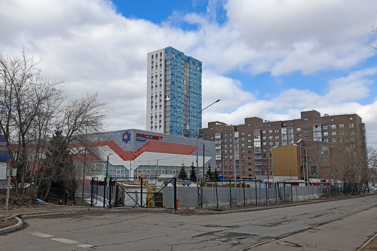 Притоннельное сооружение около Рассвета на ул. Высотная в Красноярске