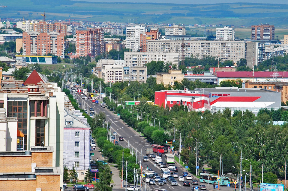 Улица Высотная в Красноярске