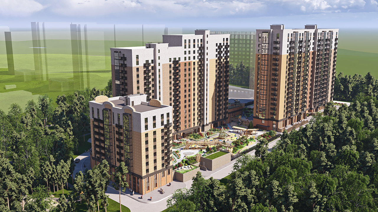 Вита-Парк в Красноярске - общий вид