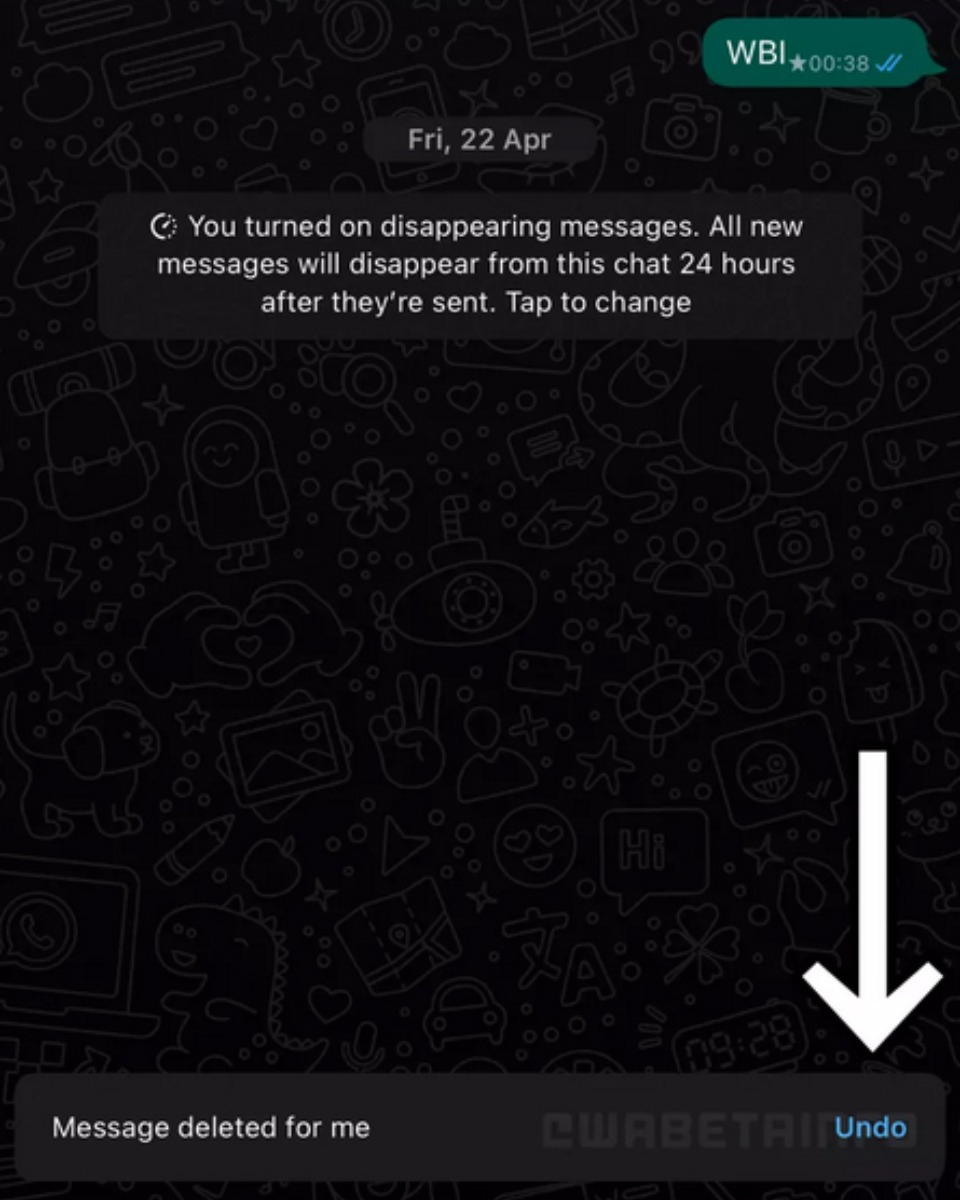 В WhatsApp появится функция восстановления удаленных по ошибке сообщений