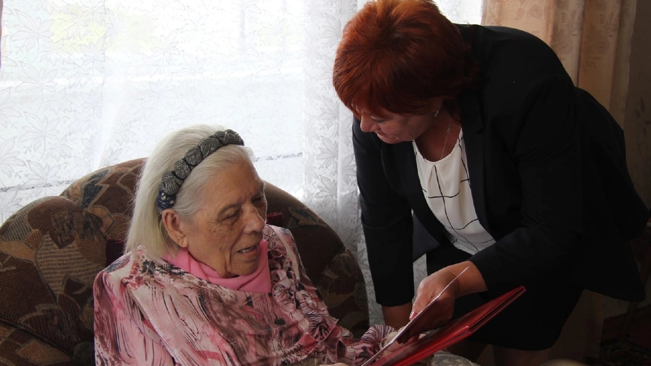 Жительнице Красноярска исполнилось 100 лет