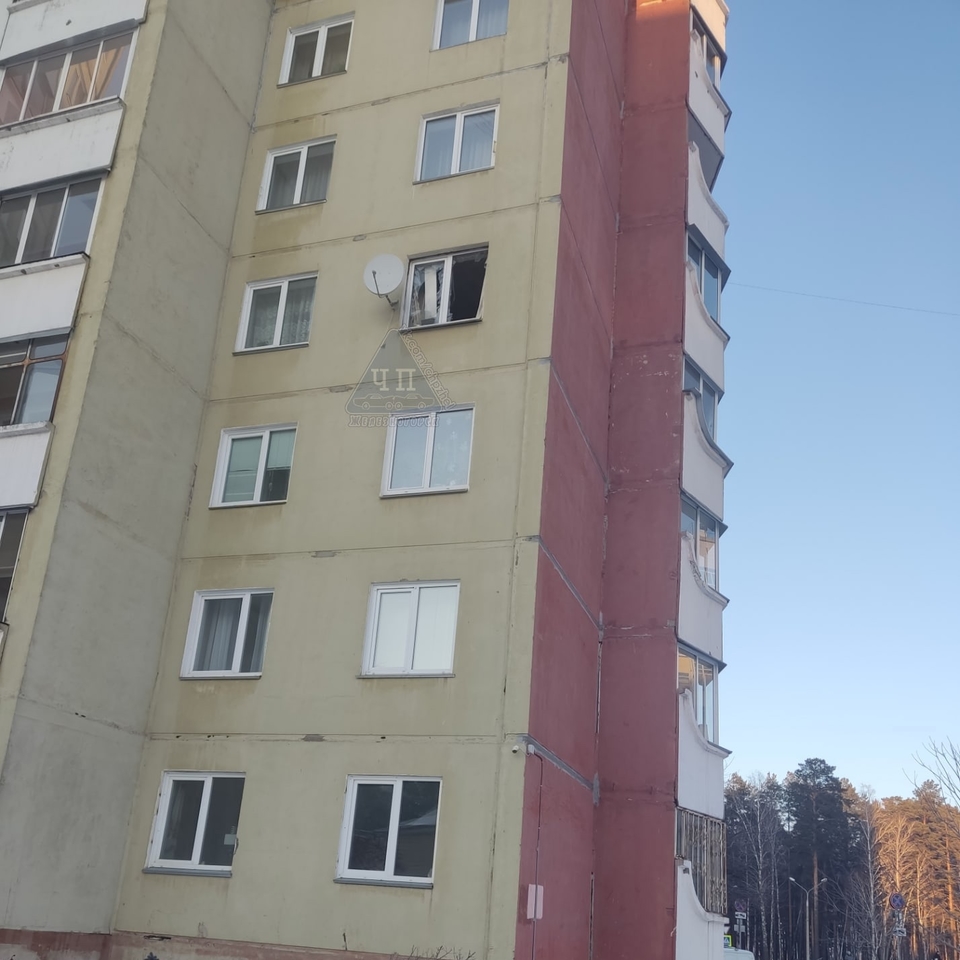 В Железногорске произошел взрыв в многоэтажке