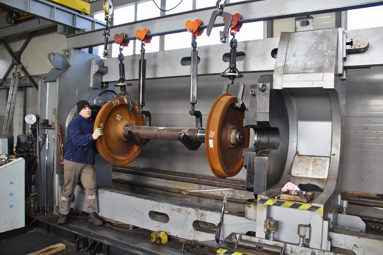 Обработка железнодорожных колесных пар в Ачинске