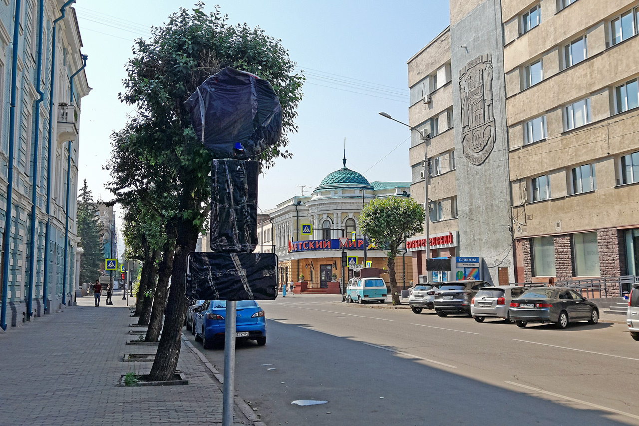 Красноярцам рассказали о новых парковках в центре на время перекрытий под метро