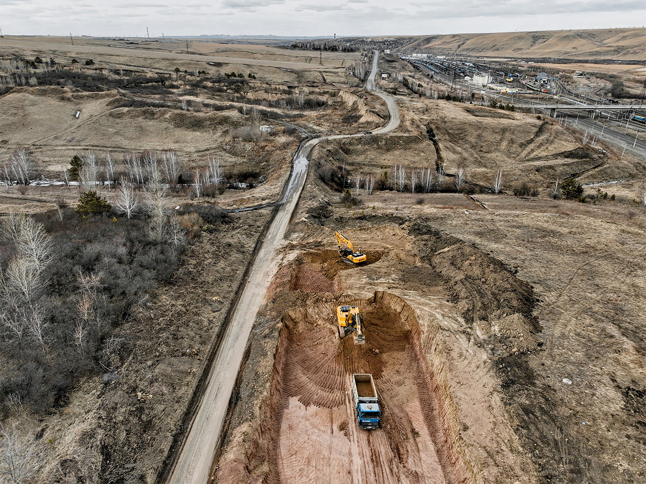 На трассе у Зыково начался основной этап реконструкции